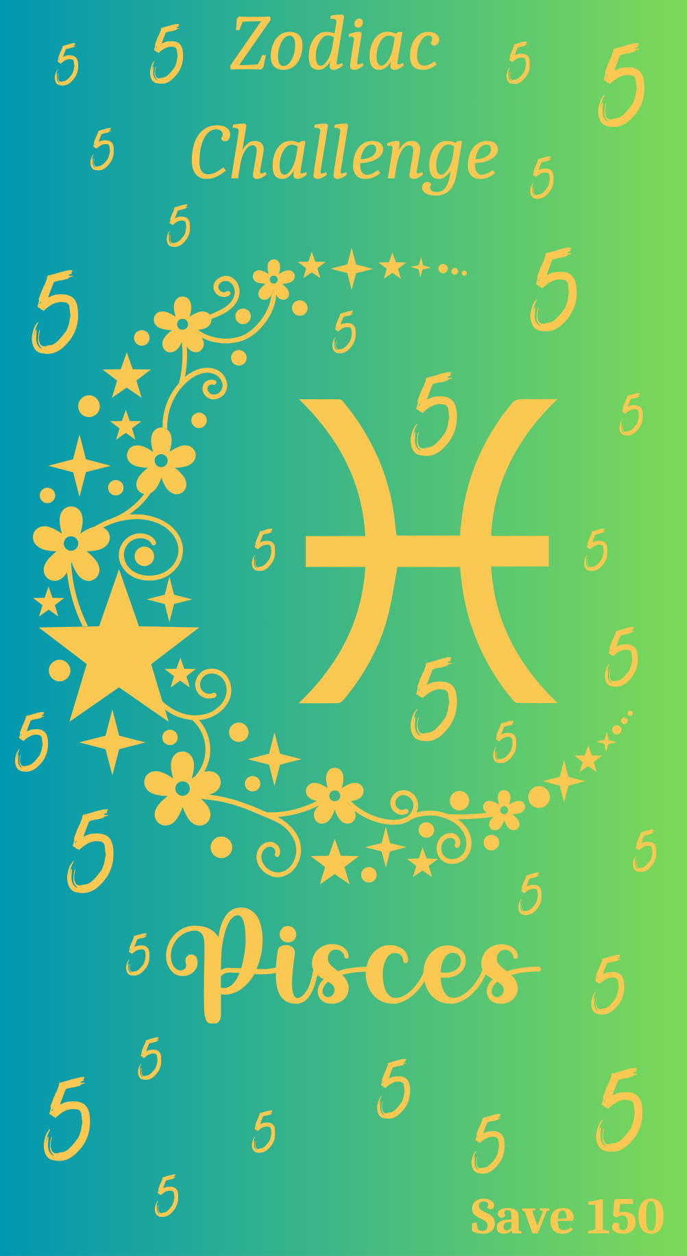 Pisces ~ A6 Savings Challenge