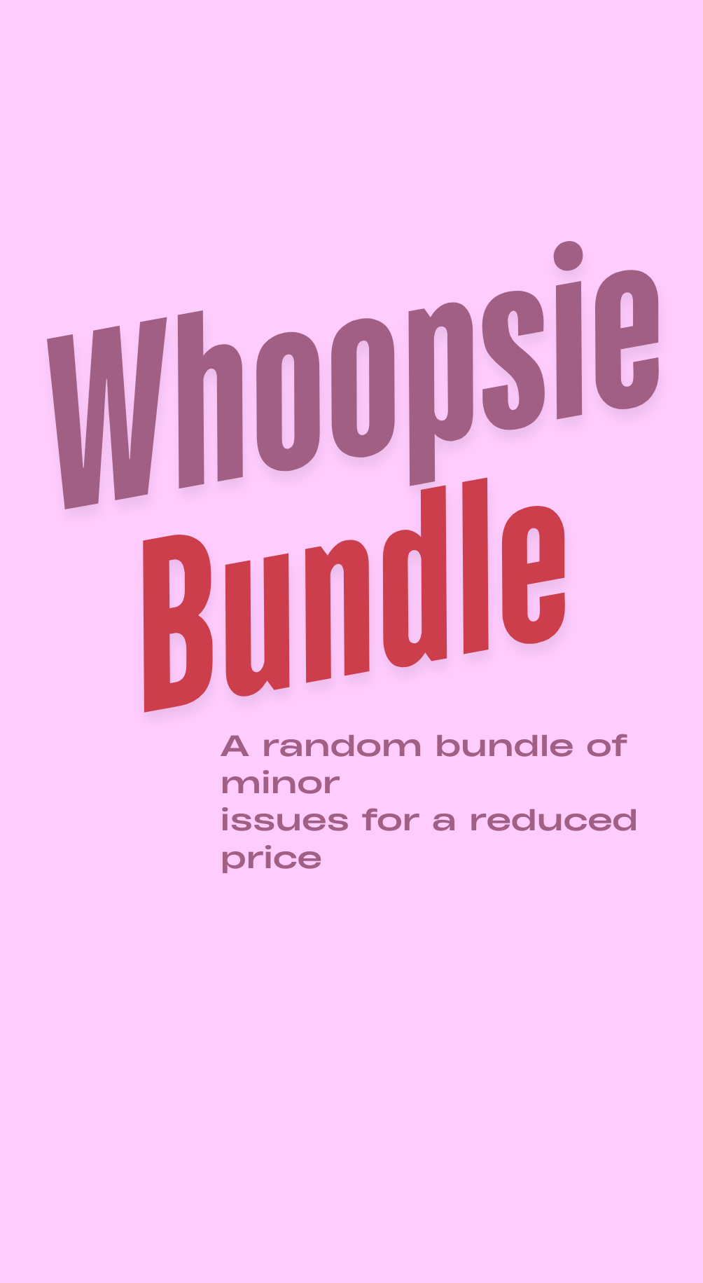 Whoopsie Bundle - Small ~ 4x A6 Savings Challenges